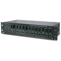 PLANET 15-Slot Media Converter Chassis AC Power Redundant
