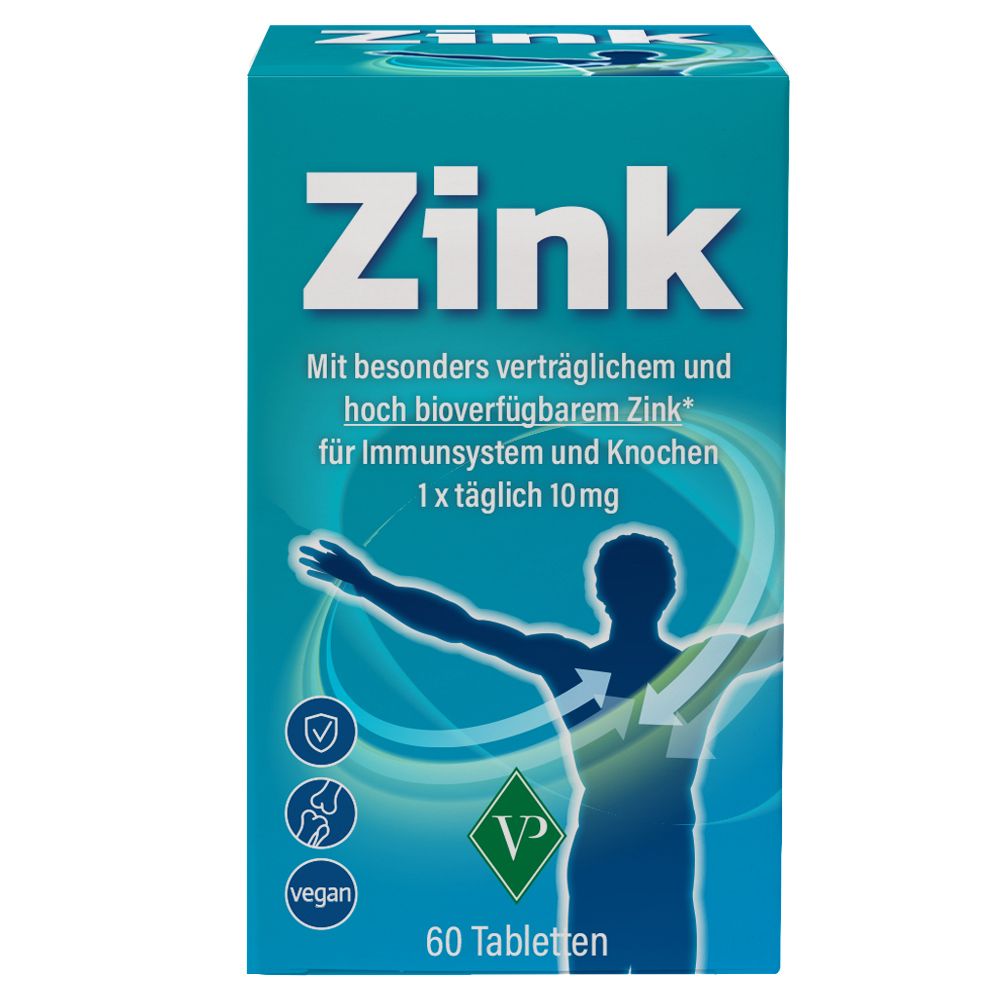 Zink 10 mg Tabletten 60 St