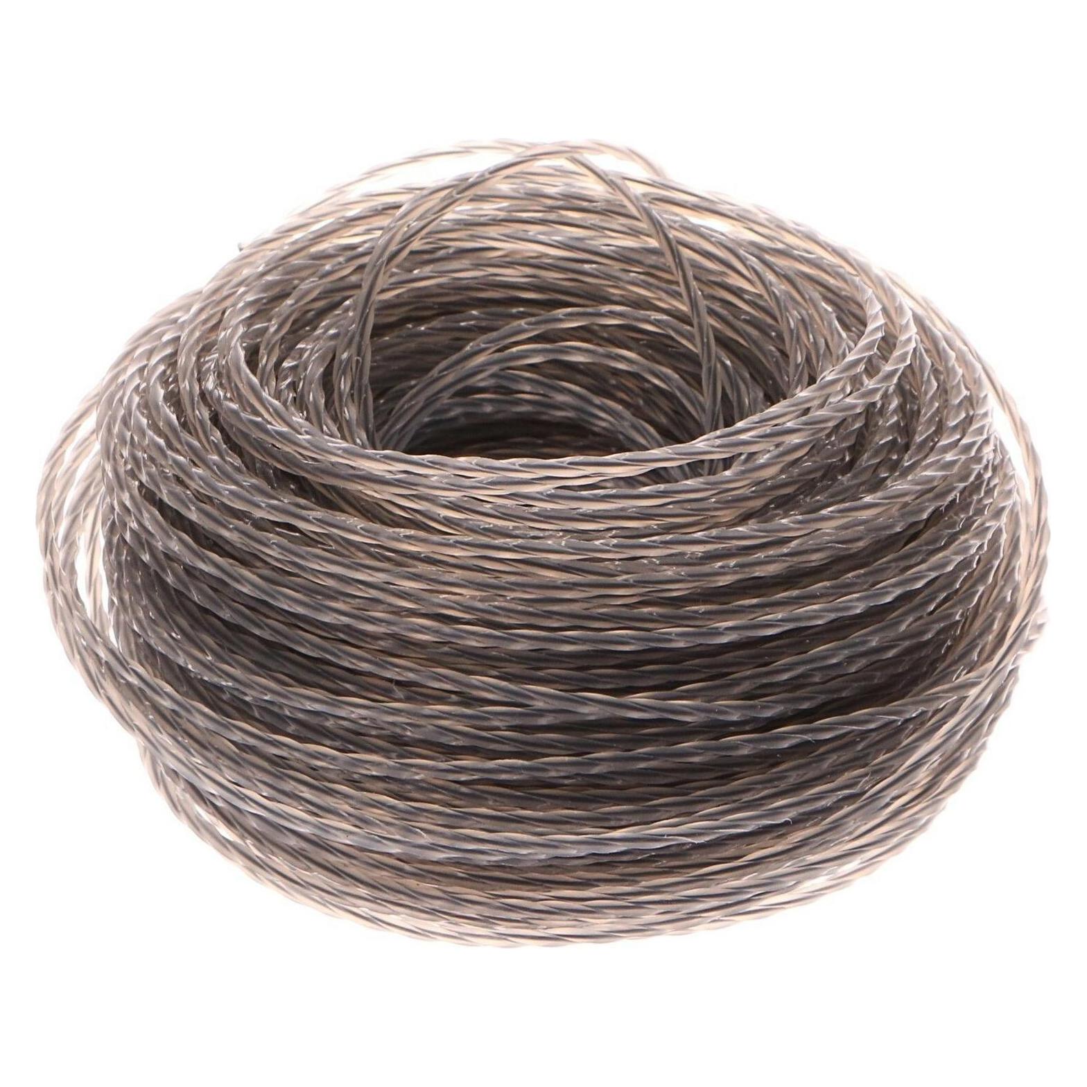 GEKO Rasenmähfaden verstärkt, 2,4 mm, 50 m, Wellenprofil, Nylon (Rasentrimmer) (G73971)
