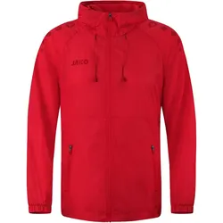 JAKO Flow Lightweight Regenjacke Kinder 100 - rot 152