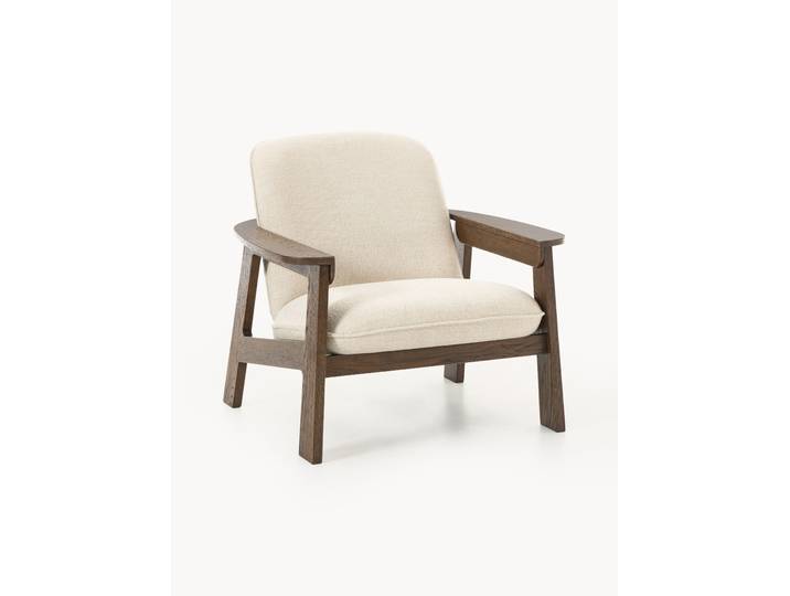Fauteuil lounge en chêne Steve