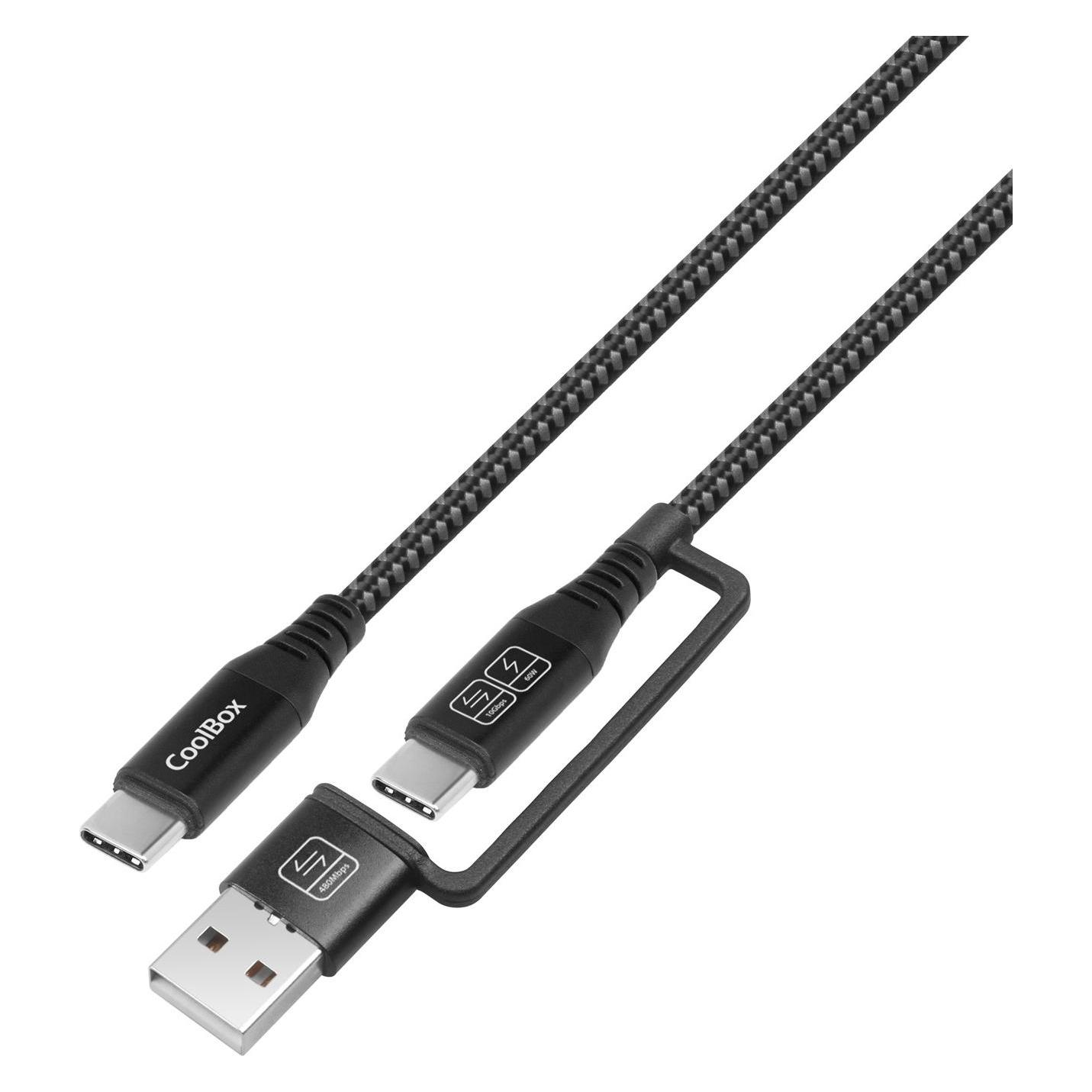 CoolBox COO-CAB-UAC-60W (1.80 m, USB 3.2 Gen 2, 60 W) (COO-CAB-UAC-60W)