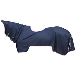 Covalliero Fliegen Ausreitdecke dark navy FS 2026 mit festem Halsteil, Größe: 145cm