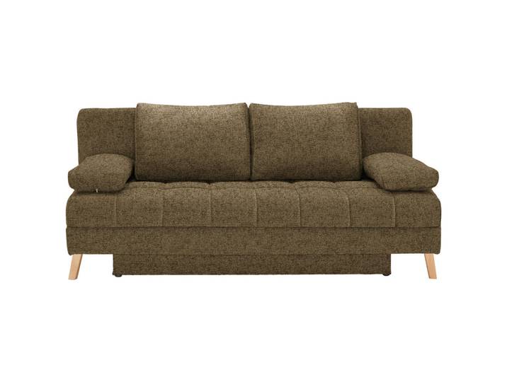 Cantus Schlafsofa, Hellgrün, Holz, Buche, 2-Sitzer, 195x90x90 cm, Schlafen auf Sitzhöhe, Wohnzimmer, Sofas & Couches, Schlafsofas, Schlafsofas mit Bettkasten