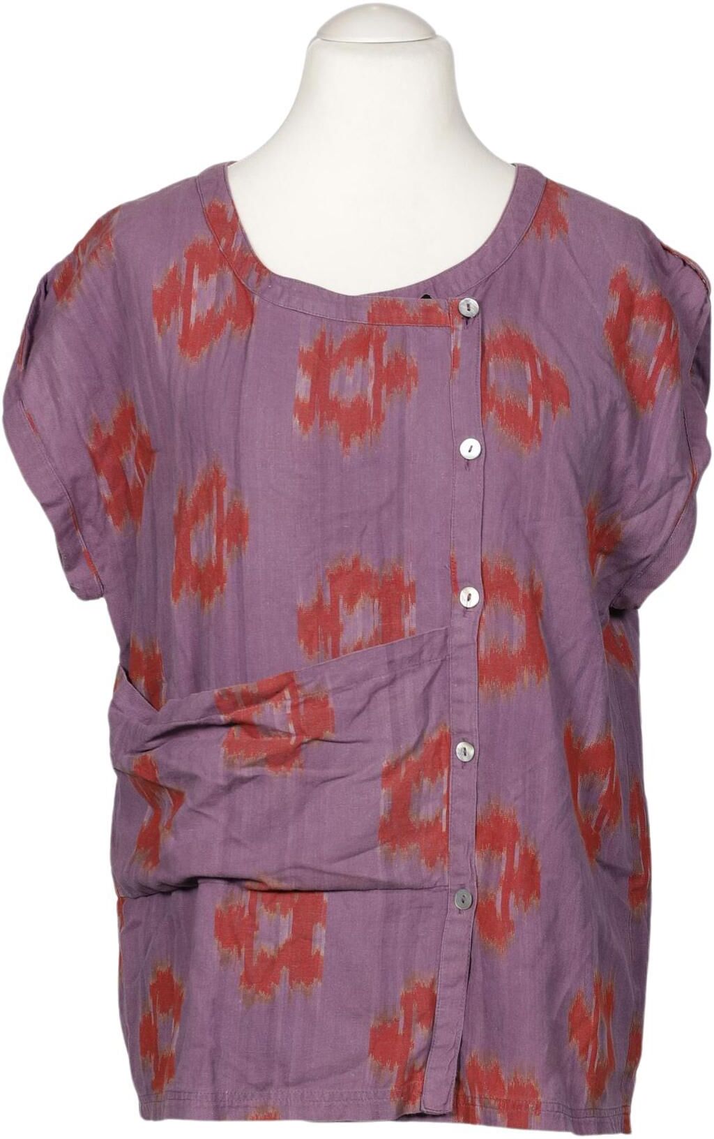 Gudrun Sjödén Damen Bluse, Lila, Gr. M, Baumwolle - Second Hand