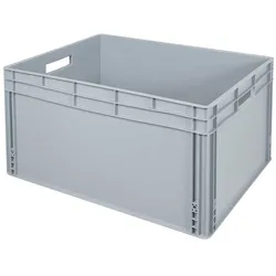 BRB Eurobehälter mit Durchfassgriffen, 172 Liter, LxBxH 800x600x420 mm, lebensmittelecht