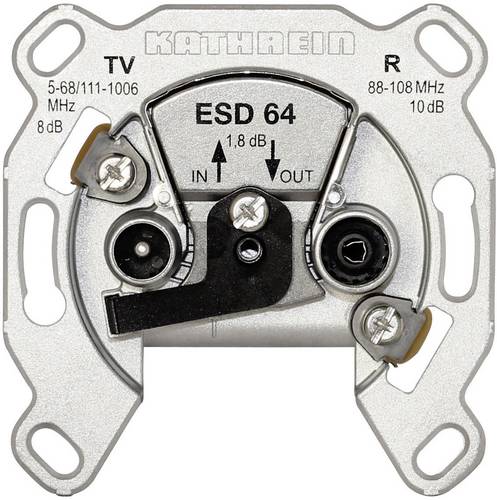 Kathrein ESD 64 Antennendose TV, UKW Unterputz Durchschleifdose