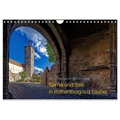 Türme und Tore (Wandkalender 2027 DIN A4 quer), CALVENDO Monatskalender
