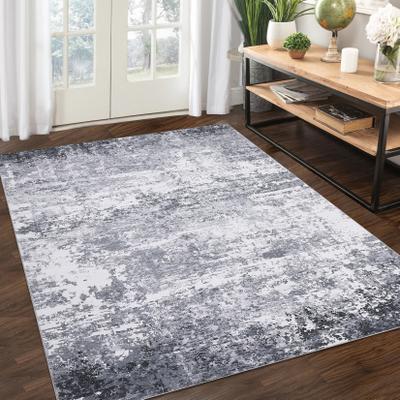 Garvee Modern Abstract Distressed Area Rug
