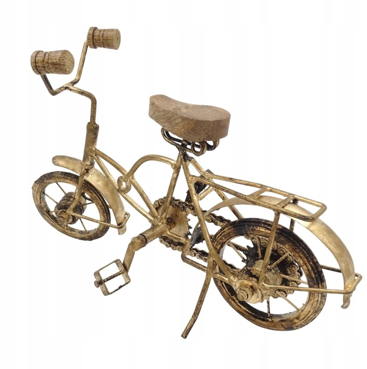 Retro Fiets Decoratie van Metaal en Hout voor op Tafel