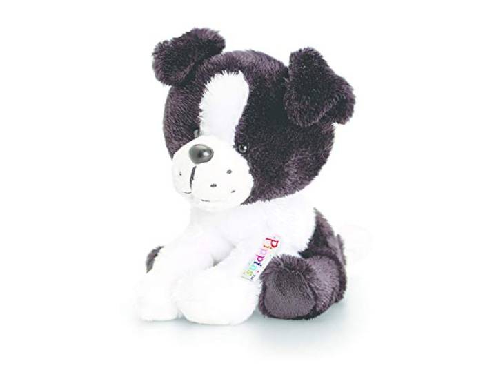 Keel Toys pluche Border Collie hond knuffel 14 cm