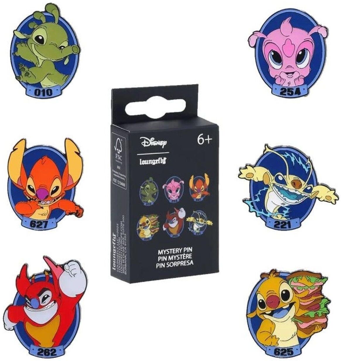 Loungefly: Disney - Stitch Experiments Mystery Pins (WDPN3998)