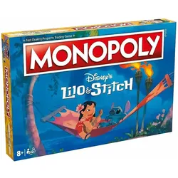 Winning Moves Lilo and Stitch Monopoly Board Game, Embark on an out of this world journey with Lilo (Englisch, 2 - 6 Spieler)
