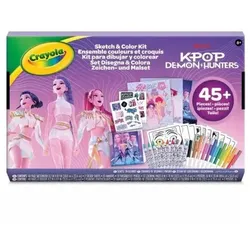 Crayola: Color & Sketch – Kreativset zum Zeichnen und Ausmalen „K‐Pop Demon Hunters“