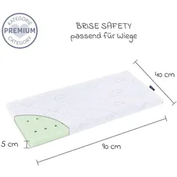 Träumeland, Babymatratze, Beistellbett- & Wiegen-Matratze Brise Safety
