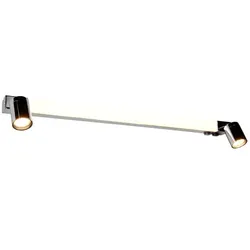 Trio LED-Wandleuchte Enrico Alu, Eisen, Stahl & Metall Silber Chrom