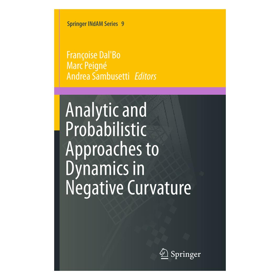 Springer Analytic and Probabilistic Approaches to Dynamics in Negative Curvature (Englisch, Softcover, Andrea Sambusetti, Françoise Dal'Bo, Marc Peigné) (55835431)