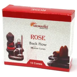 Aromatica Backflow Incense Cones - Rose