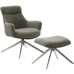 iNNoSeat by MCA + PELION Drehstuhl mit Armlehnen - versch. Farben - Edelstahl / Schlamm