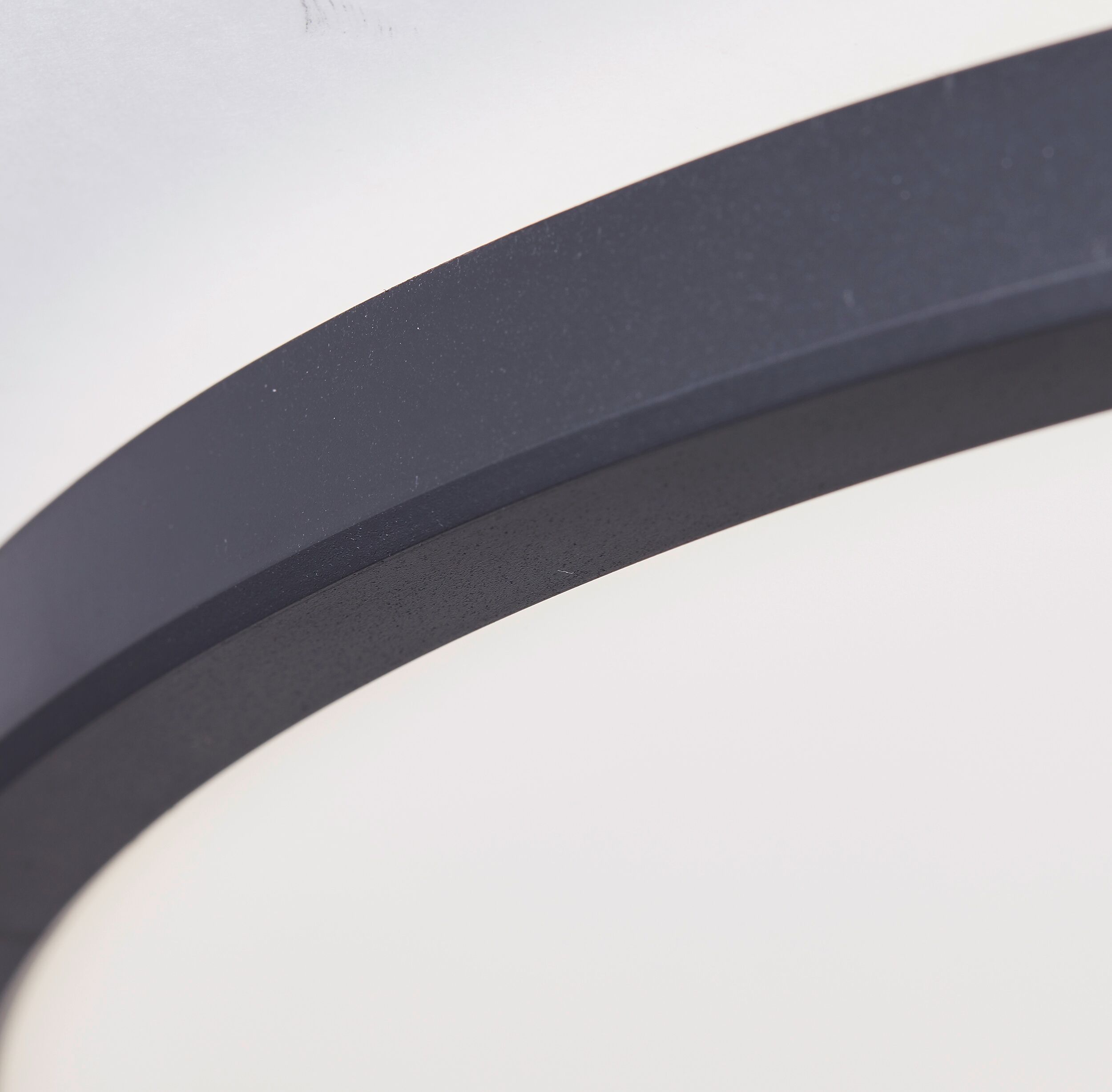 BRILLIANT LED Panel "Brennan", schwarz (schwarz, weiß), Ø 54cm H: 2cm, 1 Stk., Leuchten, LED Panel, D 54 cm, 4000 lm, 3-Stufen dimmbar, 4000 K, IP44, LED Panel