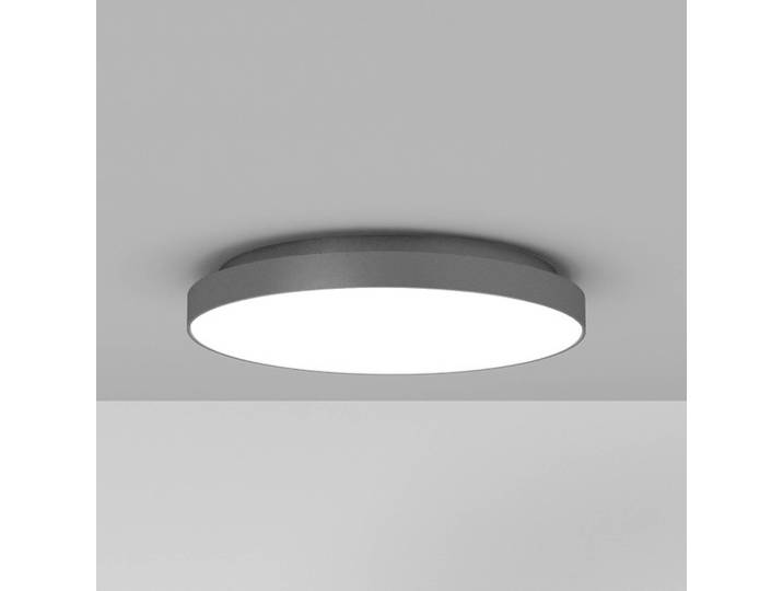 Rotaliana Designer Deckenleuchte Venere W2, alu / grau / zink, für Wohn- / Esszimmer, Aluminium, Design