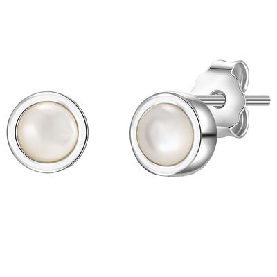 Paar Ohrstecker GLANZSTÜCKE MÜNCHEN "Set: GSM1371", silber, Ohrringe, Damen, 4,9, aus Sterling silber