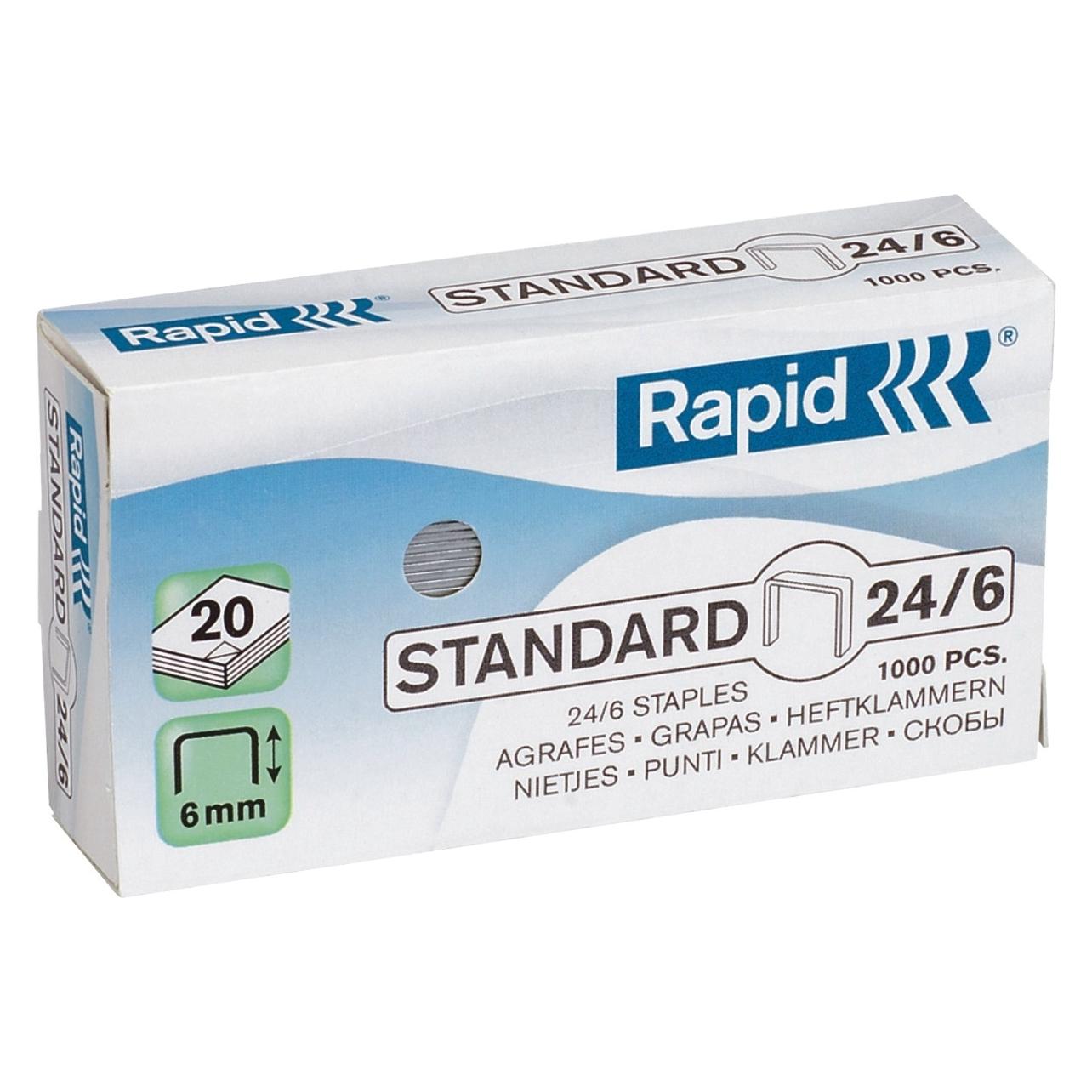 Rapid 24/6 Punkte Paket 1000 Punkte (1000x) (24855600)