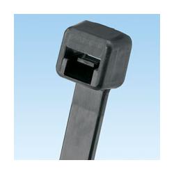 Panduit Cable Tie, 7.4"L (188mm), Standard, Weather Resistant, Black, 100pc, Nylon, Schwarz, 18,8 cm (188 mm, 100 Stk.) (PLT2S-C0)