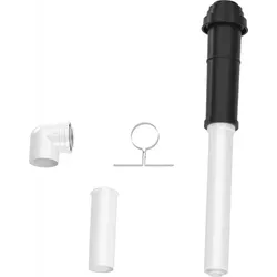 BOSCH Abgaszubehör FC-Set80-C33x, hinten Grundbausatz C33x, schwarz, d:80/125mm