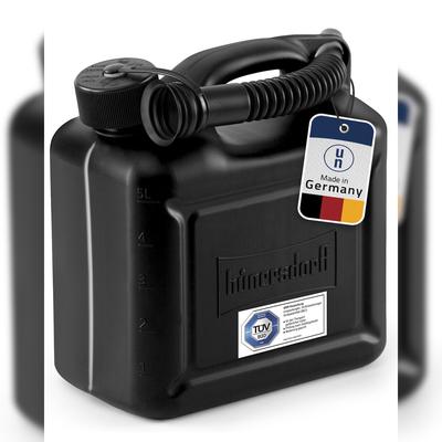 TRIZERATOP Kraftstoffkanister 5 Liter Benzinkanister, Dieselkanister schwarz