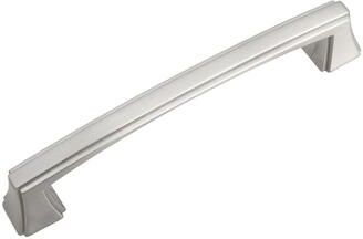 "Utopia Alley Brett Pull Handle - Decorative Cabinet Drop Pull Handles for Cabinets, Brushed Nickel, 5.0"" Center to Center"