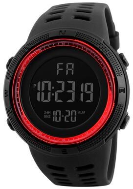 USA Free Shipping Shop TrailForce Digital Sports Watch Waterproof Military Running Watch For Men red