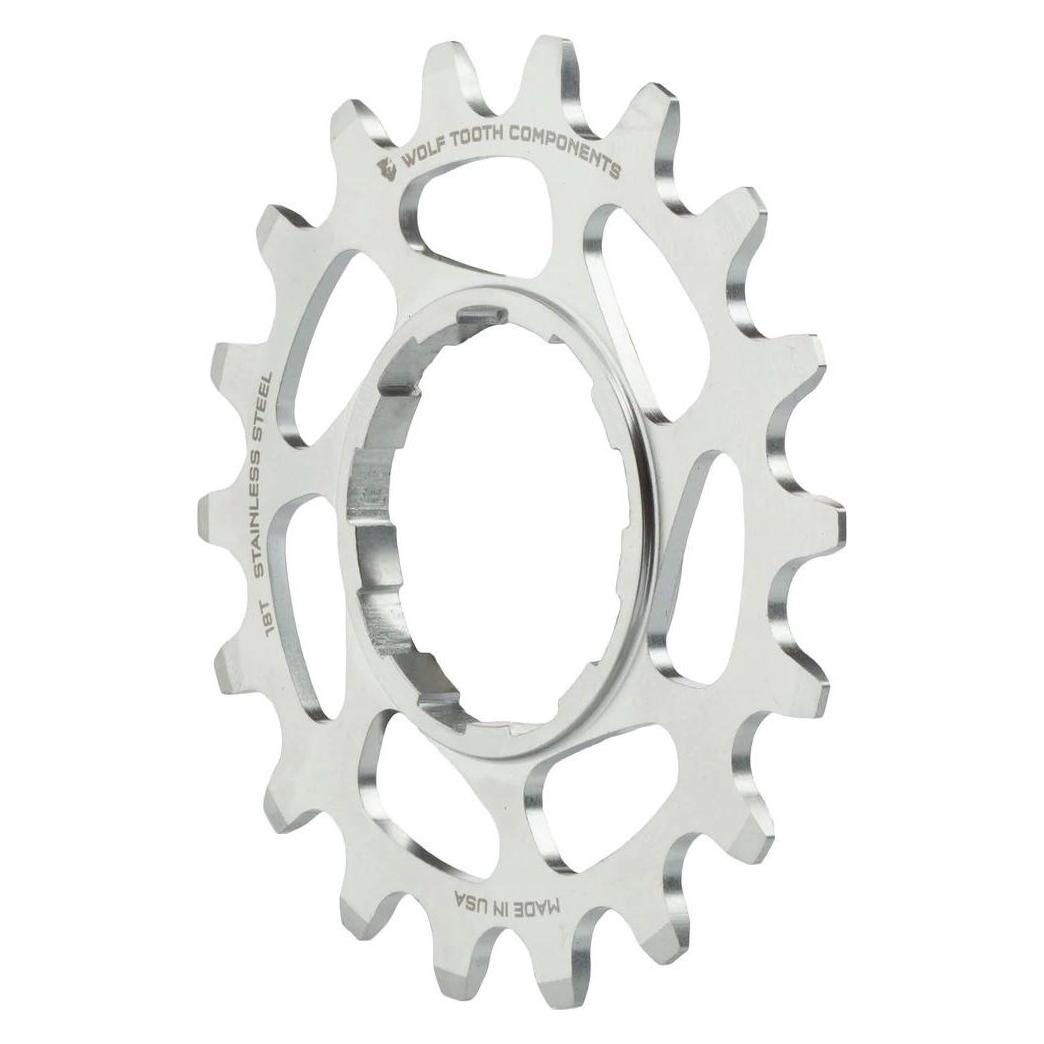 Wolf Tooth Stainless Steel Single Speed Ritzel, 19 Z., silver (19) (33128063)