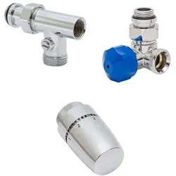 Schulte Thermostat-Set Eck Mischbetrieb Version links.. - Zubehör