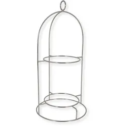 GreenGate Kuchentellerhalter, Ø 24, Höhe 47 cm, silber