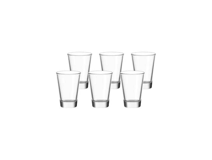 Schnapsglas LEONARDO Schnapsgläser Ciao 40 ml 6er Set transparent , bunt (transparent), Glas, Trinkgefäße, Schnapsglas