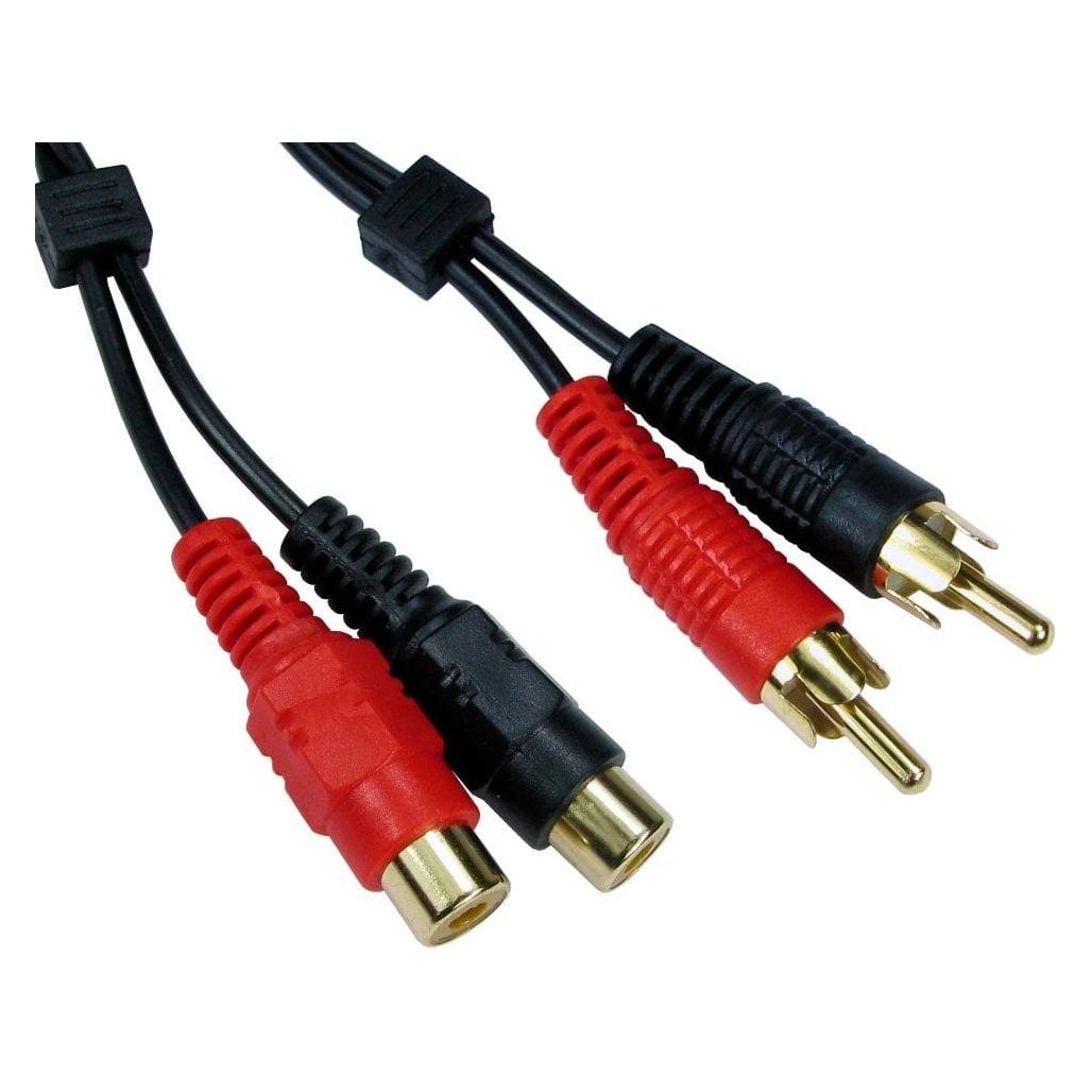 Cables Direct CDL 3m Two RCA Extension Cable (3 m, Cinch Kabel) (2RR-303)