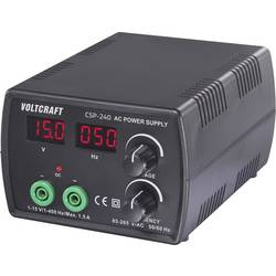 VOLTCRAFT CSP-240 Labornetzgerät, einstellbar Wechselspannung 1 - 15 1.5 A (max.) 22.5 W Frequenzregelung Anzahl Ausgänge 1 x VC-17192765