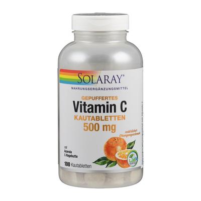 Vitamin C Kautabletten 500 mg Orange Solaray 100 St