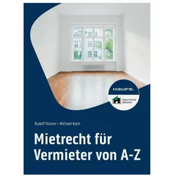 Mietrecht für Vermieter von A-Z, Fachbücher von Michael Koch, Rudolf Stürzer