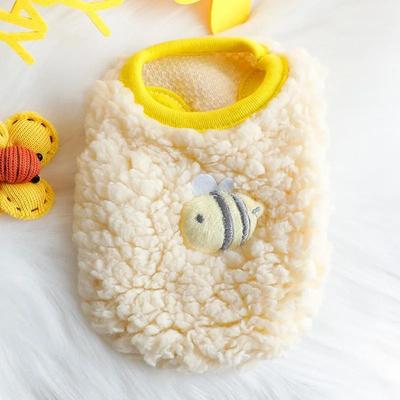 Uplift Picks Winter Velvet Newborn Kitten Sweater For Small Pets Bunny Puppies And Teacup Poodles yellow 0.1 0.4kg
