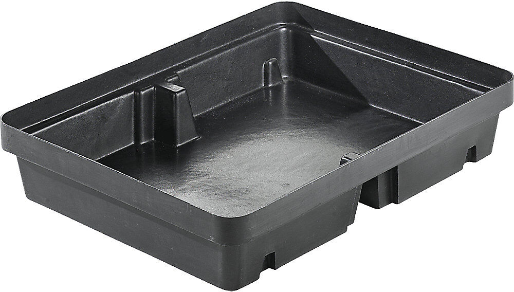 kaiserkraft Kleingebinde-Palettenwanne, aus Polyethylen (LDPE), Volumen 40 l, ohne Rost