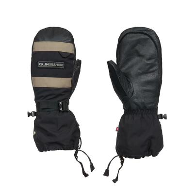 Snowboardhandschuhe QUIKSILVER "Highline GORE-TEX", Herren, Gr. M, schwarz, Obermaterial: 100% Leder., Handschuhe