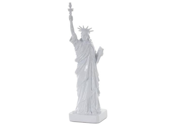 Jamb Deko Figur Freiheitsstatue Weiß, Stein, 10x40x11 cm, Dekoration, Dekofiguren & Skulpturen, Skulpturen