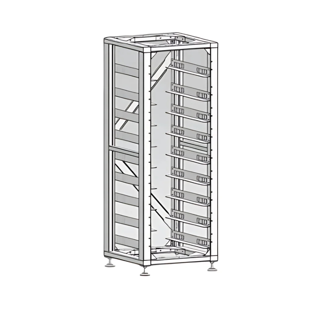 Deye BOS-G 3U-HRACK (install for 12 pcs batteries and 1 pcs High Voltage Battery cluster control box) BOS-G-3U-HRACK