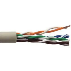 Cables Direct 305M CAT5E PVC COPPER GREY (CAT5e, 305 m), Netzwerkkabel