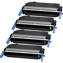 4 Kompatible Toner ersetzt HP Q6460A-63A 644A Multipack KCMY