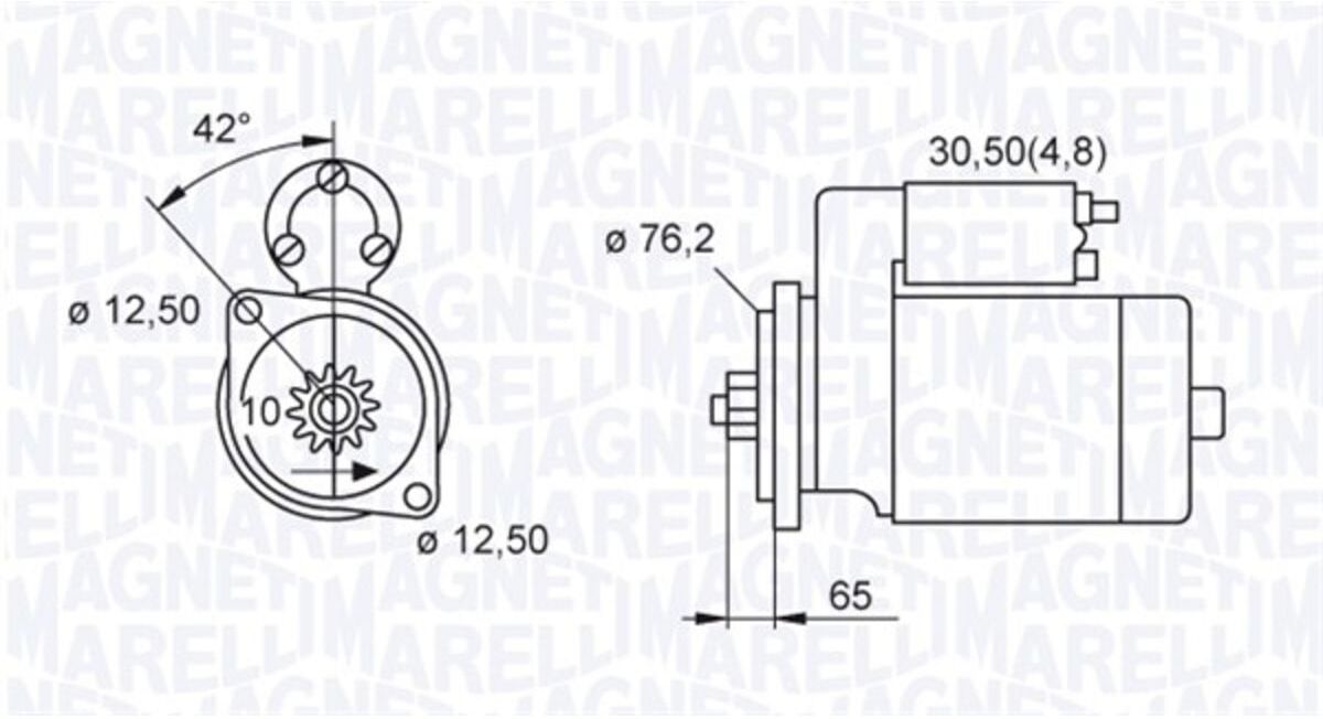 Starter MAGNETI MARELLI 063521230140