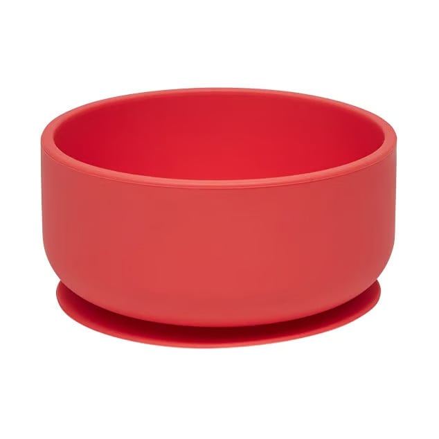 OYOY Mini Enkei Zuignap Kom Cherry Red voor baby's en jonge kinderen
