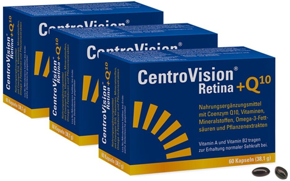 Centrovision Retina+Q10 Kapseln 180stk